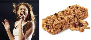 One of these is full of nuts. The other is a granola bar.